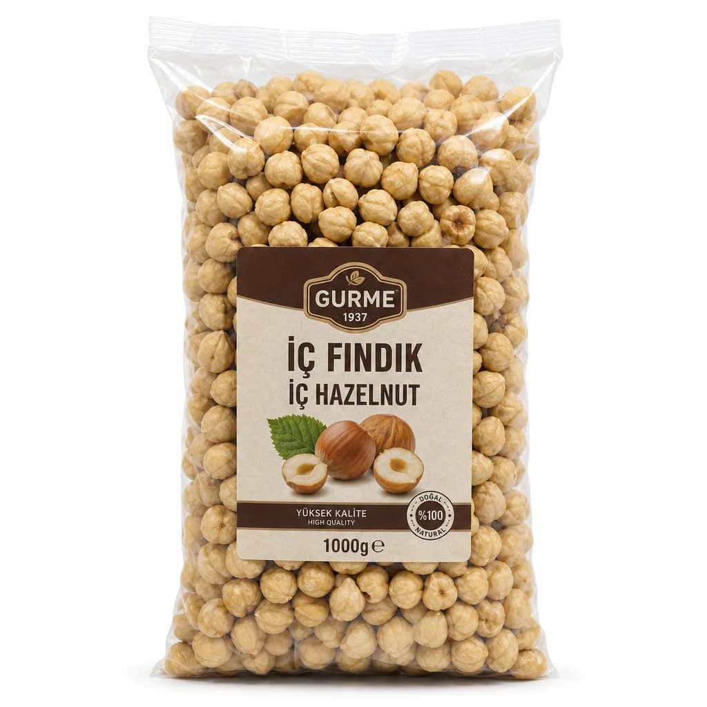 Gepelde hazelnoten 1000 g / Shelled Hazelnuts 1000 g